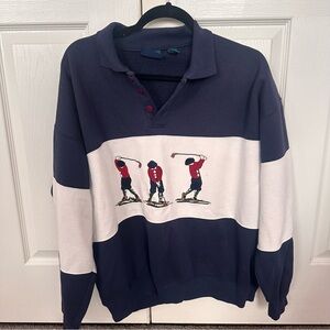 Vintage golf rugby shirt